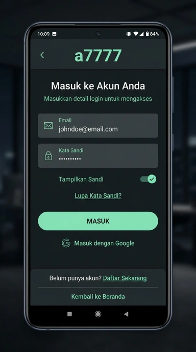 Masuk Akun a7777: Panduan Lengkap untuk Pengguna Android