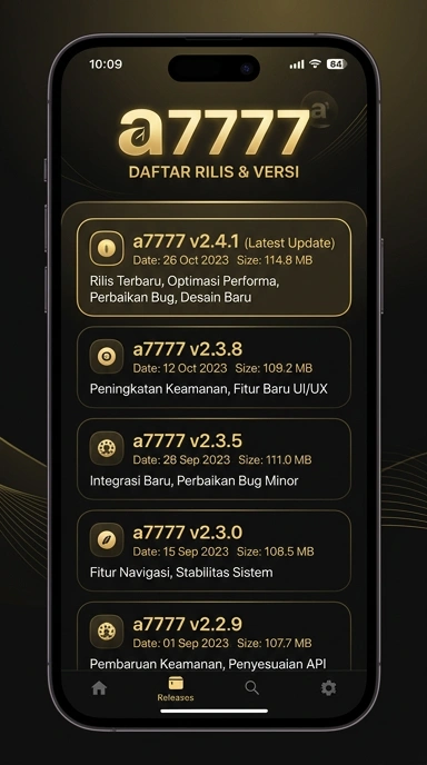 Riwayat Versi Aplikasi a7777 untuk Pengguna Android
