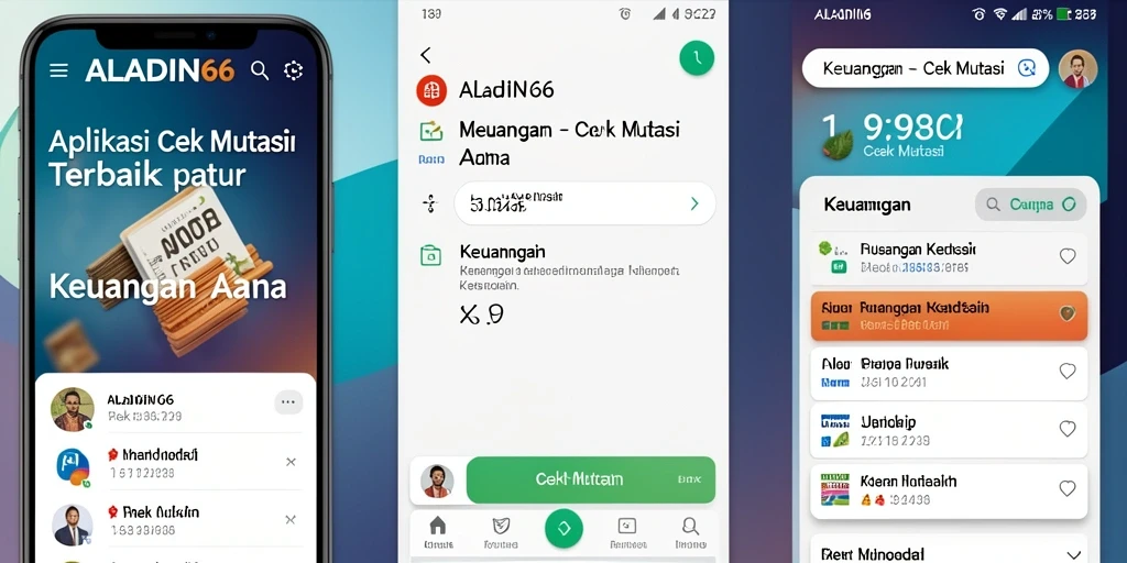 Tampilan antarmuka aplikasi Cek Mutasi ALADIN66 yang intuitif.